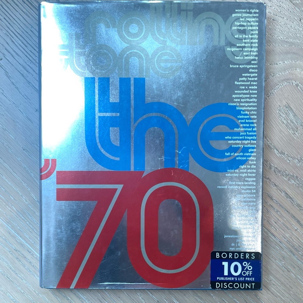 1998 Rolling Stone The 70s Decade Hardback Book w/ Jacket First Edition